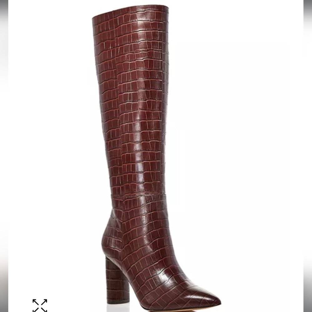 Block Heel Tall Boots